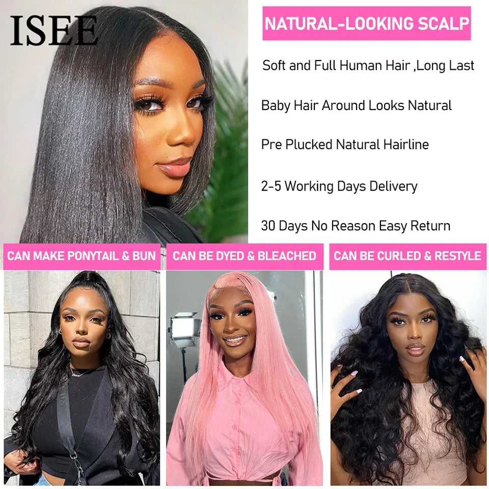 HD Lace Frontal Wigs: ISEE 13x6
