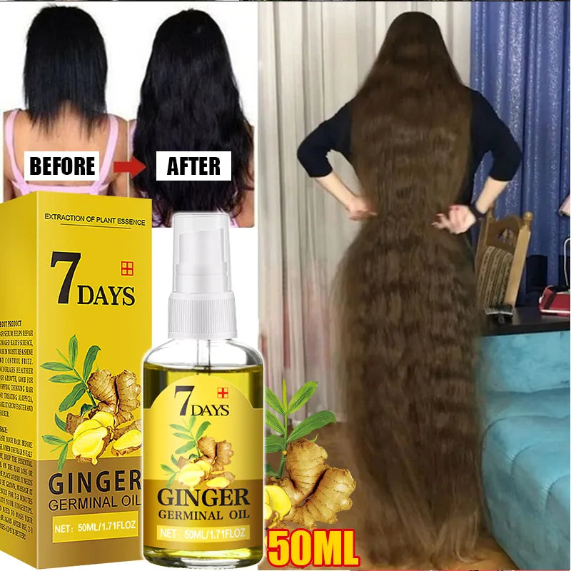 Fast Hair Growth Ginger Oil Treatment
